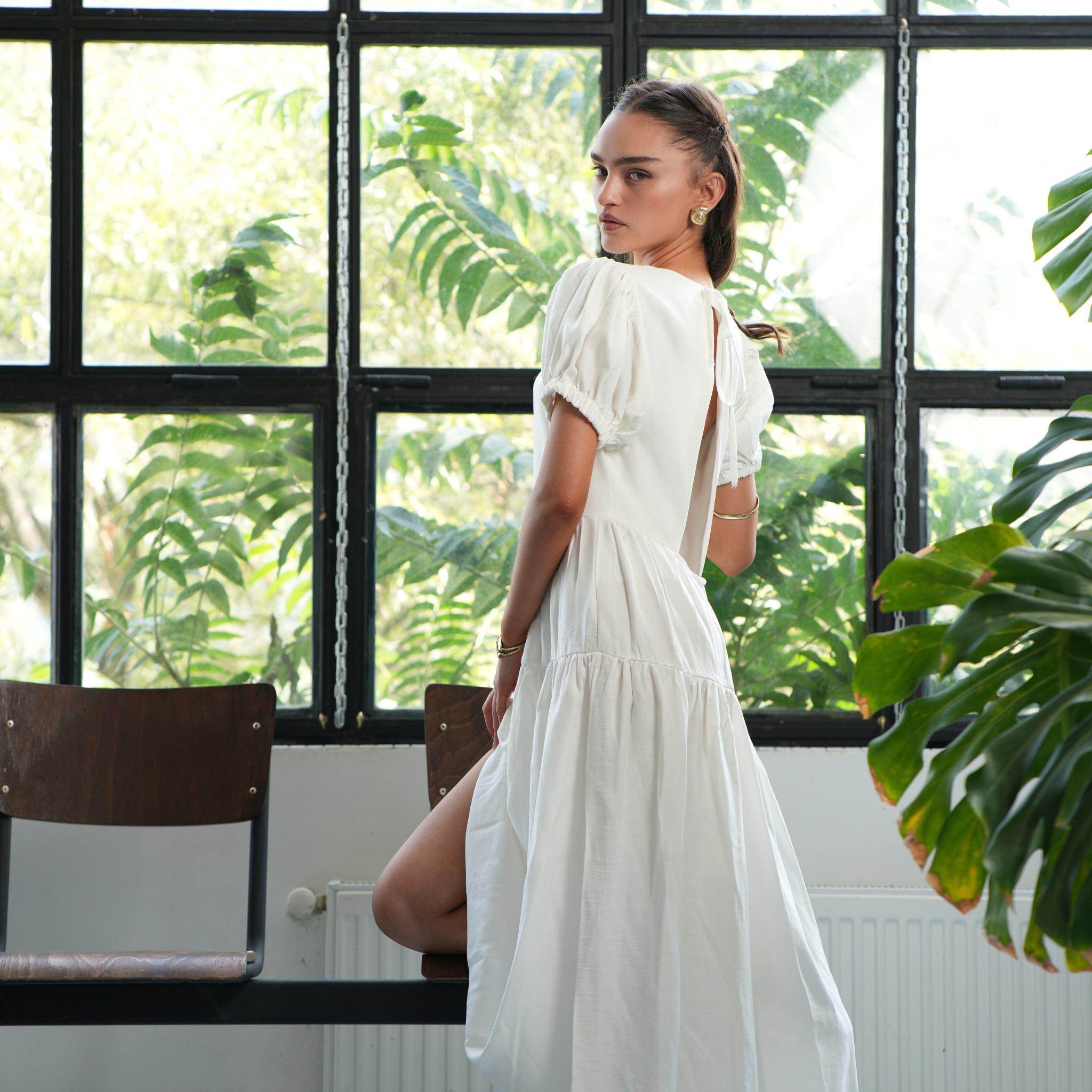 Dress Soleil white